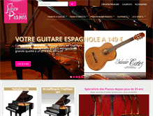 Tablet Screenshot of julien-pianos.com